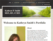 Tablet Screenshot of kathrynpsmith.com